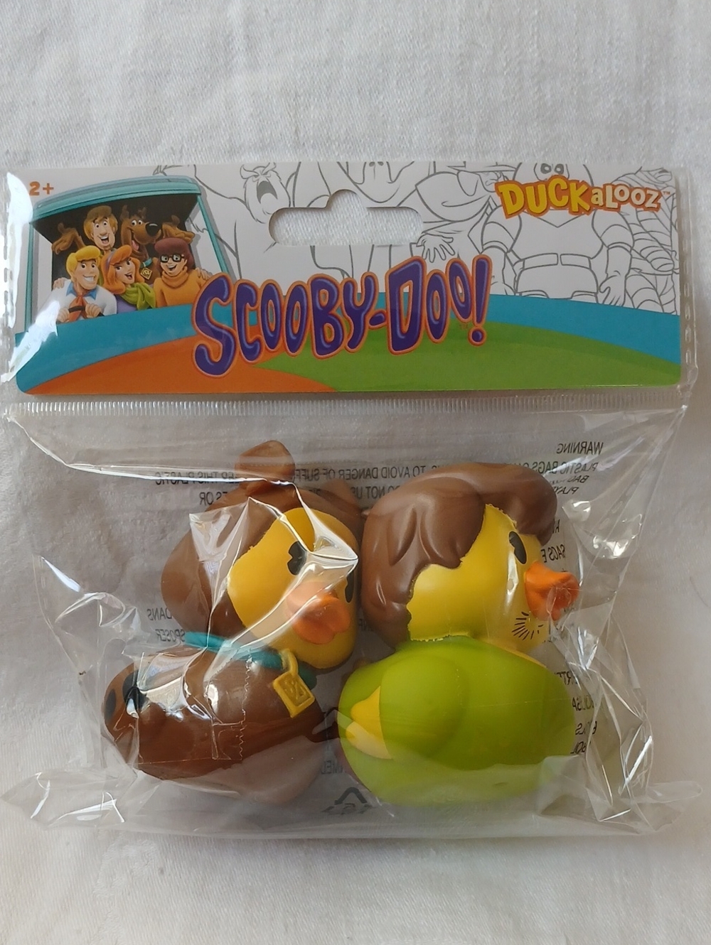 Duckalooz Scooby-Doo and Shaggy Character Ducks Toy Pack for Ages 2+ NEW